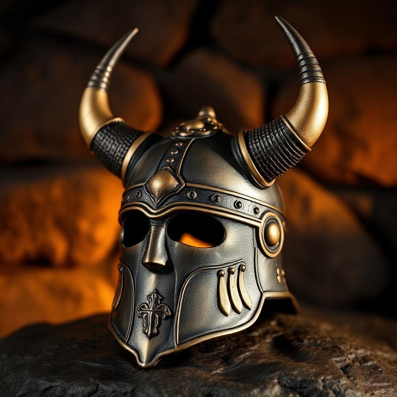 Vikinghelm met hoorns (souvenir)
